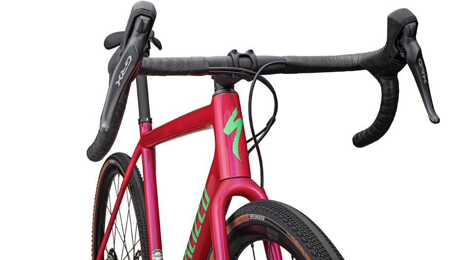 Specialized Crux Comp Gloss Vivid Pink/Electric Green