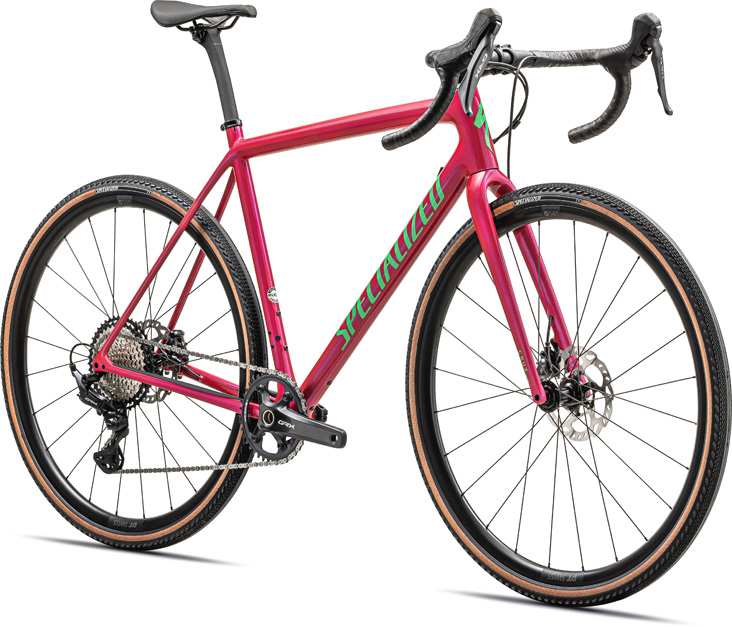 Specialized Crux Comp Gloss Vivid Pink/Electric Green